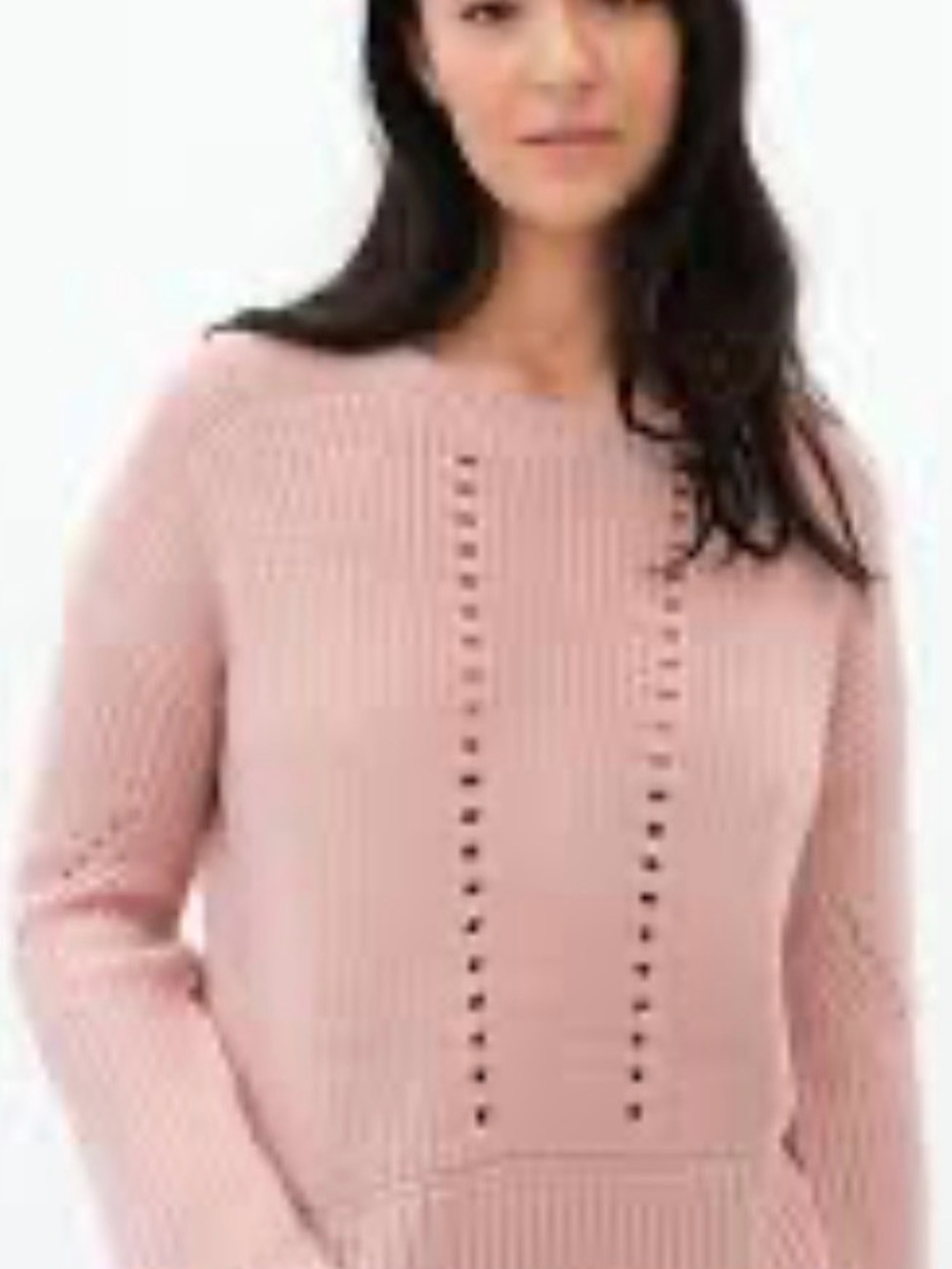 Aeropostale Dusty Pink Crewneck Knit Sweater
